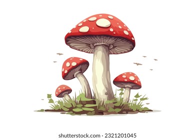 mushroom vector and animation collection