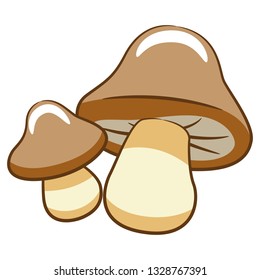 Mushroom vector clipart