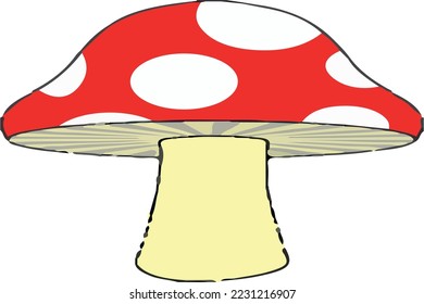 mushroom vector colored smurfs house