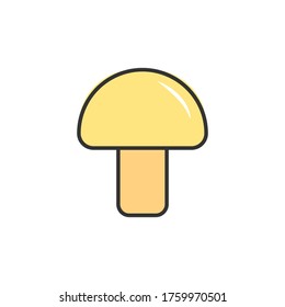 mushroom vector design template illustration