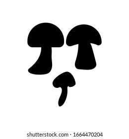 Mushroom Vector flat design illustration.