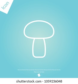Mushroom vector icon