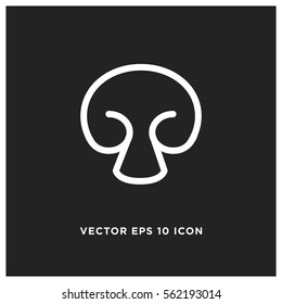 Mushroom vector icon