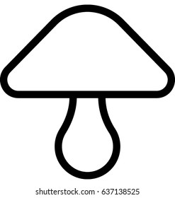 Mushroom Vector Icon