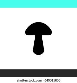 Mushroom vector  icon.