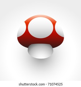 mushroom vector icon
