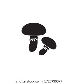 Mushroom vector icon, mushroom cap, fungus icon