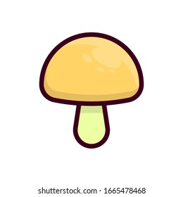 mushroom vector icon fruit and vegetable