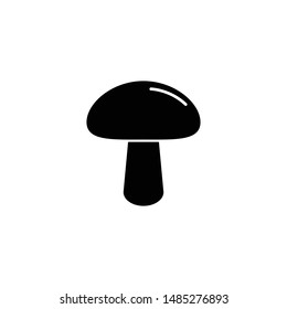 Mushroom vector icon. Mushroom icon illustration isolated vector sign symbol