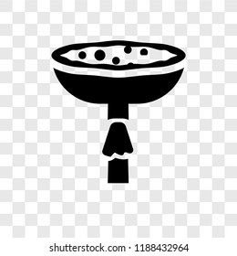 Mushroom vector icon isolated on transparent background, Mushroom transparency logo concept