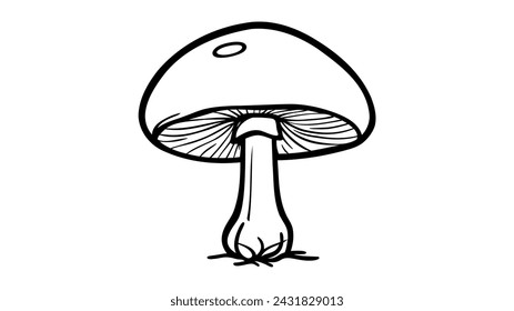 mushroom Vector icon on white background