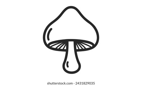 mushroom Vector icon on white background