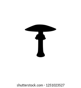 mushroom vector icon. mushroom sign on white background. mushroom icon for web and app
