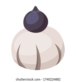 Mushroom vector icon.Cartoon vector icon isolated on white background mushroom.