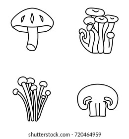 Mushroom vector icons