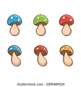 mushroom vector illustration