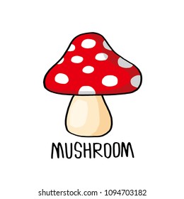 Mushroom vector illustration