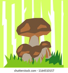 Mushroom vector illustration