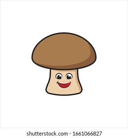 Mushroom Vector Illustration Cartoon Icon 