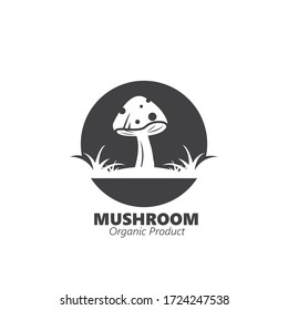mushroom vector illustration icon design template