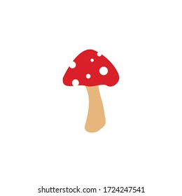 mushroom vector illustration icon design template