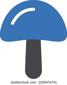 mushroom Vector illustration on a transparent background. Premium quality symmbols. Glyphs vector icons for concept and graphic design.