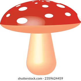 Mushroom vector image or clip art