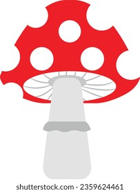 Mushroom vector image or clip art