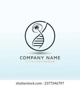 mushroom vector logo design idea