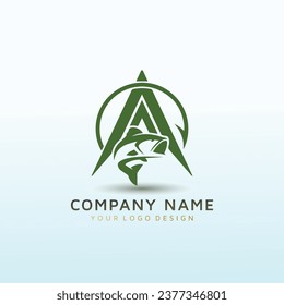 mushroom vector logo design idea