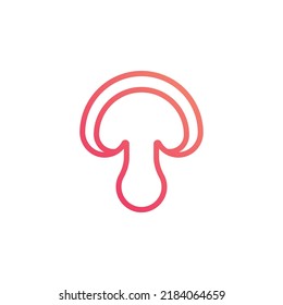 mushroom vector for website symbol icon presentation