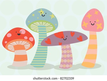 mushroom vector/illustration