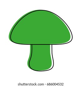 mushroom vegetable icon image 