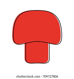 mushroom vegetable icon image 