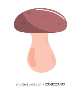 mushroom vegetable icon isolated vector