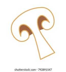 mushroom vegetable vegetarian diet icon