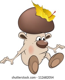 Mushroom the wizard cartoon
