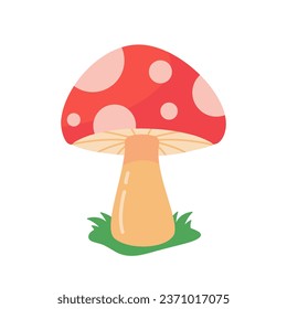 Mushrooms caused by fungi Harvest season at Thanksgiving