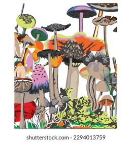  Mushrooms creative design for all purpose