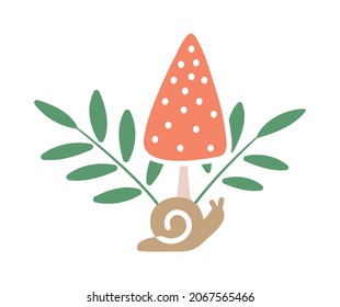 Mushrooms flat line icon. Poisonous and edible mushroom symbol. Outline sign for mobile concept and web design, store.