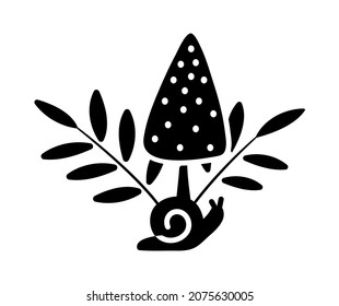 Mushrooms flat line icon. Poisonous and edible mushroom symbol. Outline sign for mobile concept and web design, store.