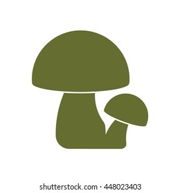 Mushrooms  icon. Flat design.