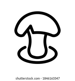 Mushrooms icon or logo isolated sign symbol vector illustration - high quality black style vector icons
