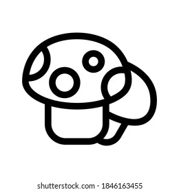 Mushrooms icon or logo isolated sign symbol vector illustration - high quality black style vector icons
