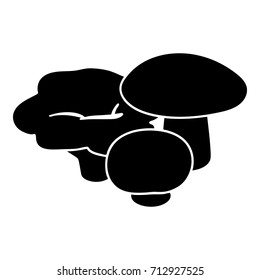 Mushrooms icon. Simple illustration of mushrooms vector icon for web design isolated on white background