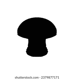 Mushrooms icon. Simple style nature food big sale poster background symbol. Mushrooms brand logo design element. Mushrooms t-shirt printing. Vector for sticker.
