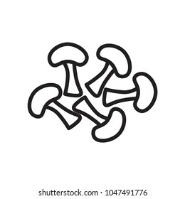 mushrooms icon vector