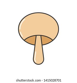 Mushrooms Icon Vector Design Template