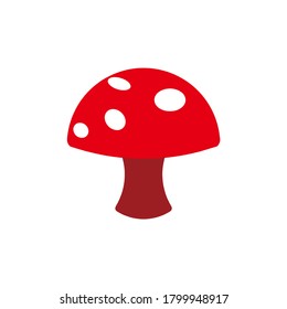 mushrooms icon vector illustration logo template