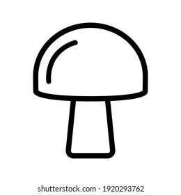 Mushrooms icon vector. vegetables illustration sign. food symbol.